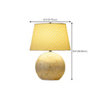 Lampe de table moderne en forme de coquillage avec abat-jour géométrique, LED