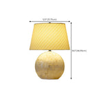 Lampe de table moderne en forme de coquillage avec abat-jour géométrique, LED