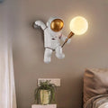 Applique murale LED en forme d'astronaute pour la décoration de chambre d'enfant