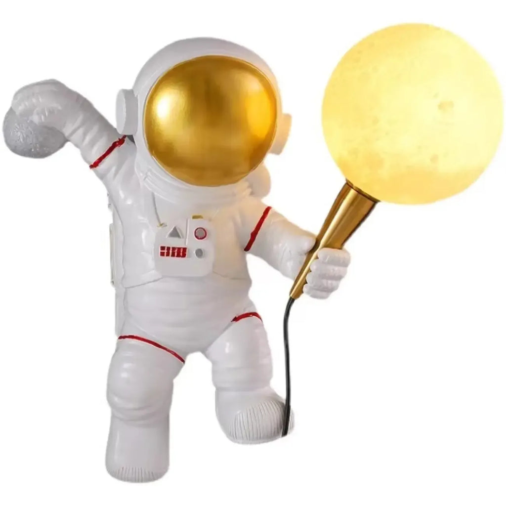 Applique murale LED en forme d'astronaute pour la décoration de chambre d'enfant