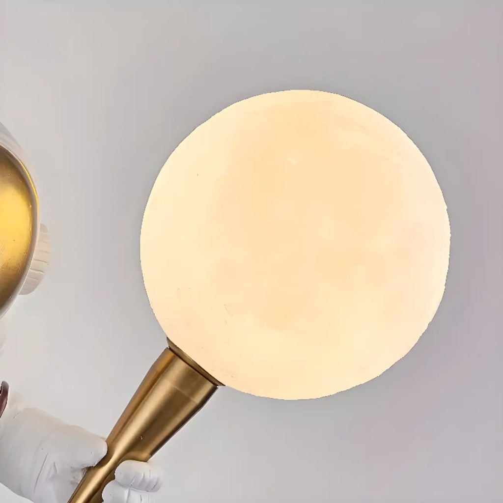 Applique murale LED en forme d'astronaute pour la décoration de chambre d'enfant