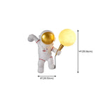 Applique murale LED en forme d'astronaute pour la décoration de chambre d'enfant