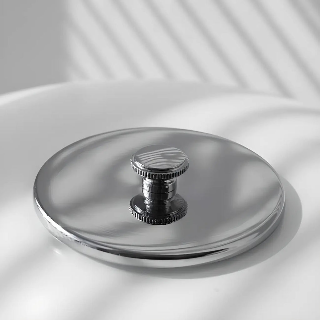 Lampadaire minimaliste en métal avec abat-jour en verre pour salon