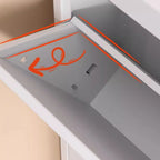 Armoire à chaussures compacte et mince en métal blanc à ouverture frontale