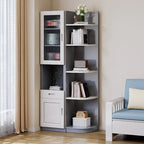 Armoire utilitaire moderne en bois brun pour salon