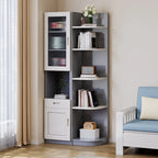 Armoire utilitaire moderne en bois brun pour salon