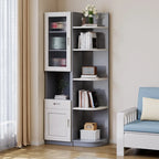 Armoire utilitaire moderne en bois brun pour salon
