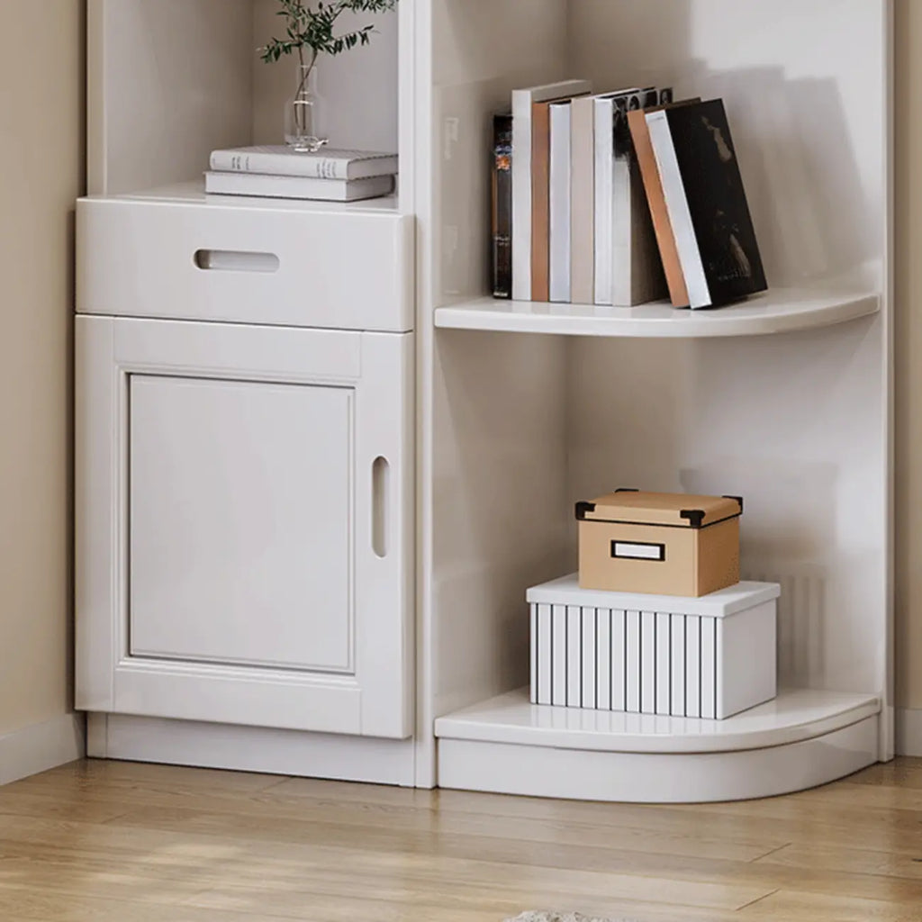 Armoire utilitaire moderne en bois brun pour salon