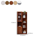 Armoire utilitaire moderne en bois brun pour salon