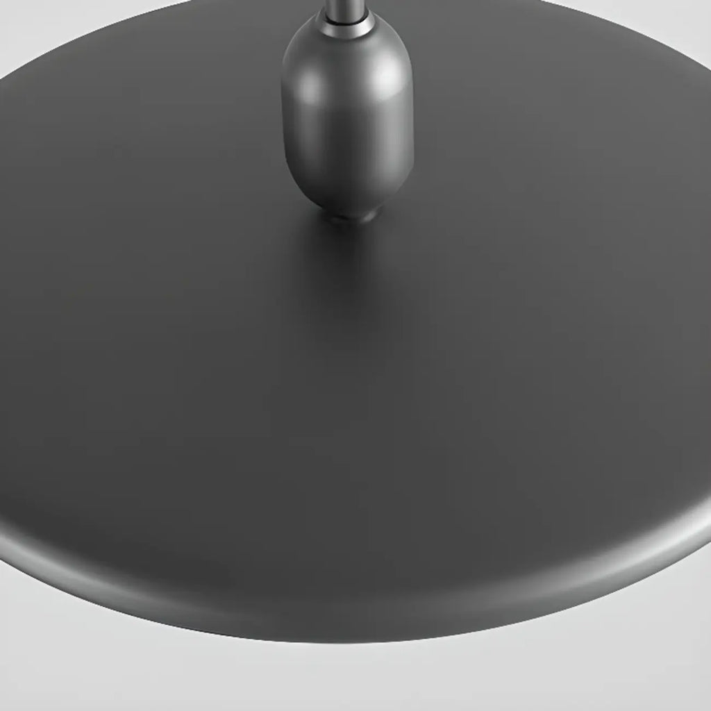 Suspension moderne à bras articulé LED noire pour salle à manger