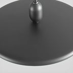 Suspension moderne à bras articulé LED noire pour salle à manger