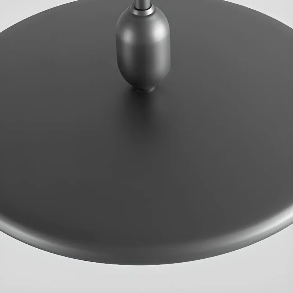 Suspension moderne à bras articulé LED noire pour salle à manger