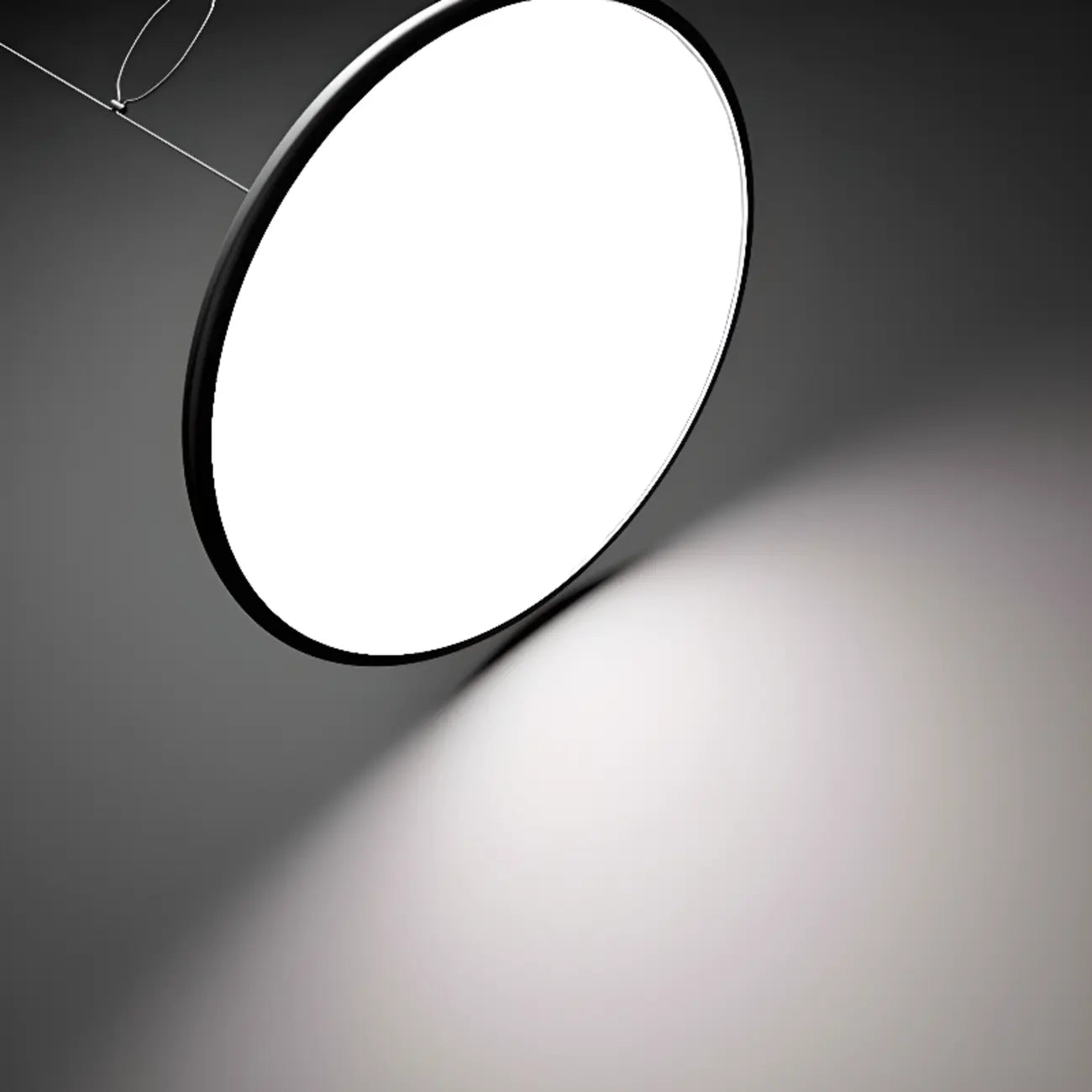 Suspension moderne à bras articulé LED noire pour salle à manger