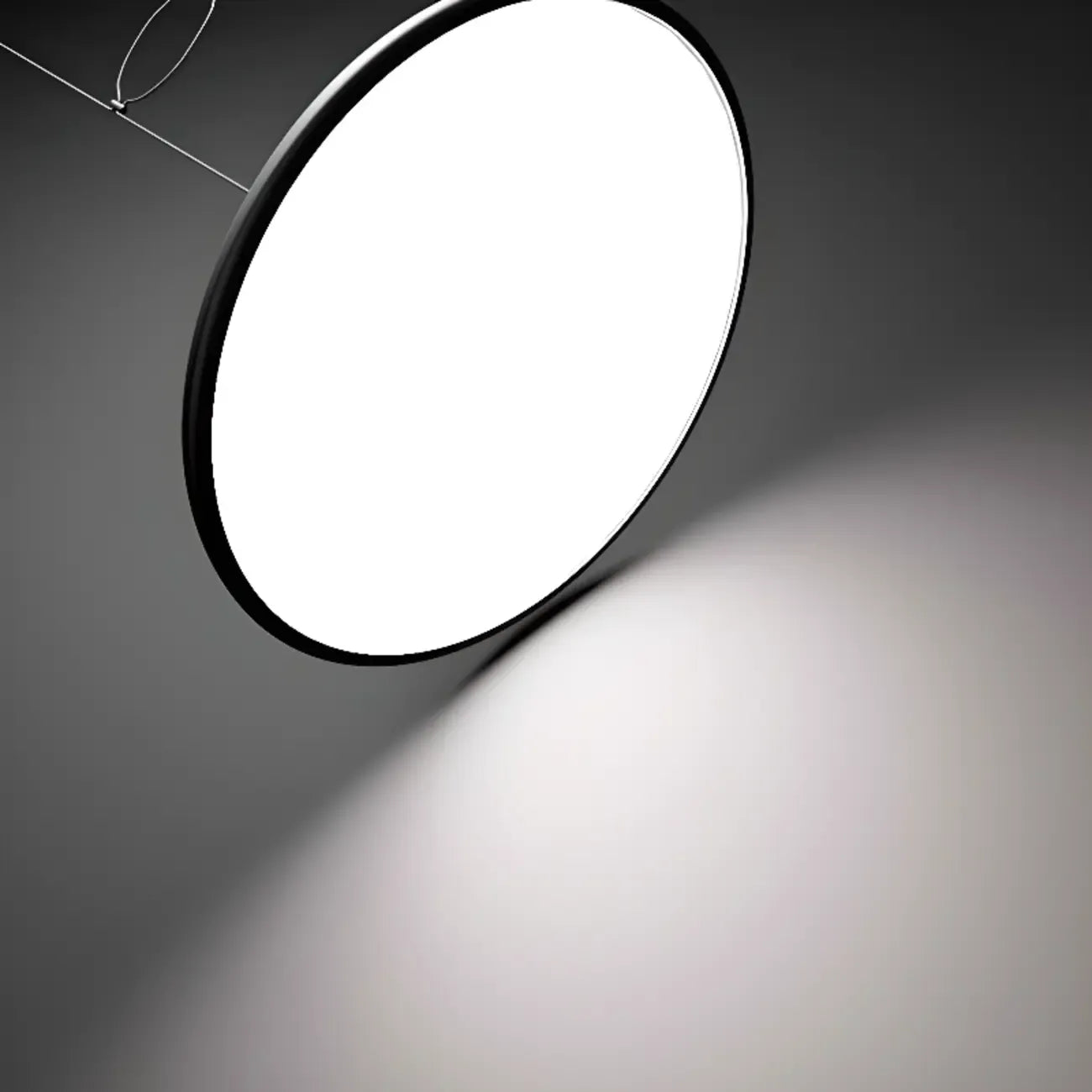 Suspension moderne à bras articulé LED noire pour salle à manger