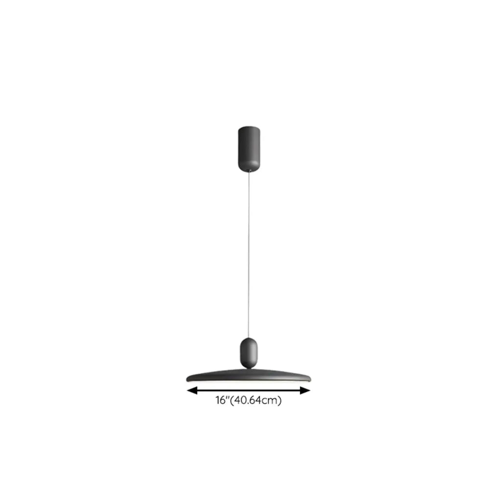 Suspension moderne à bras articulé LED noire pour salle à manger