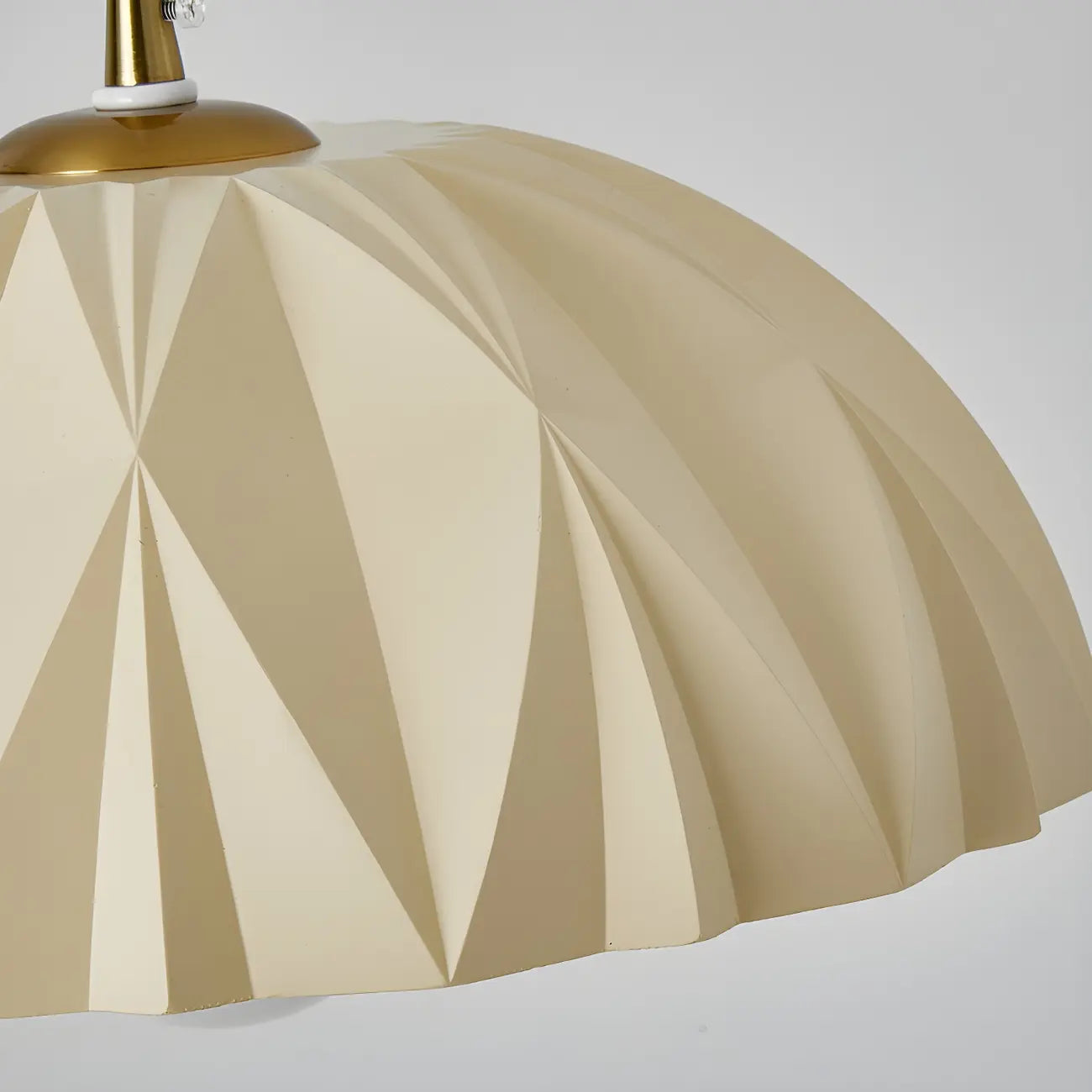 Suspension moderne à deux lumières en résine crème avec bol pour îlot de cuisine