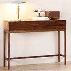 Console d'entrée en bois brun avec rangement