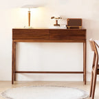 Console d'entrée en bois brun avec rangement
