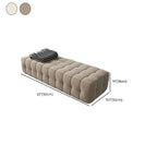Banc de rangement moderne en velours gris pour chambre à coucher