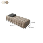 Banc de rangement moderne en velours gris pour chambre à coucher