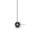 Suspension moderne en verre texturé transparent et bois