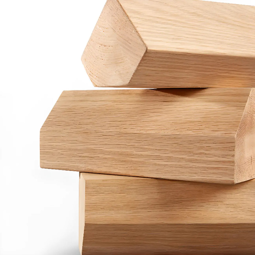 Meuble TV mural en bois d'hévéa pour salon moderne