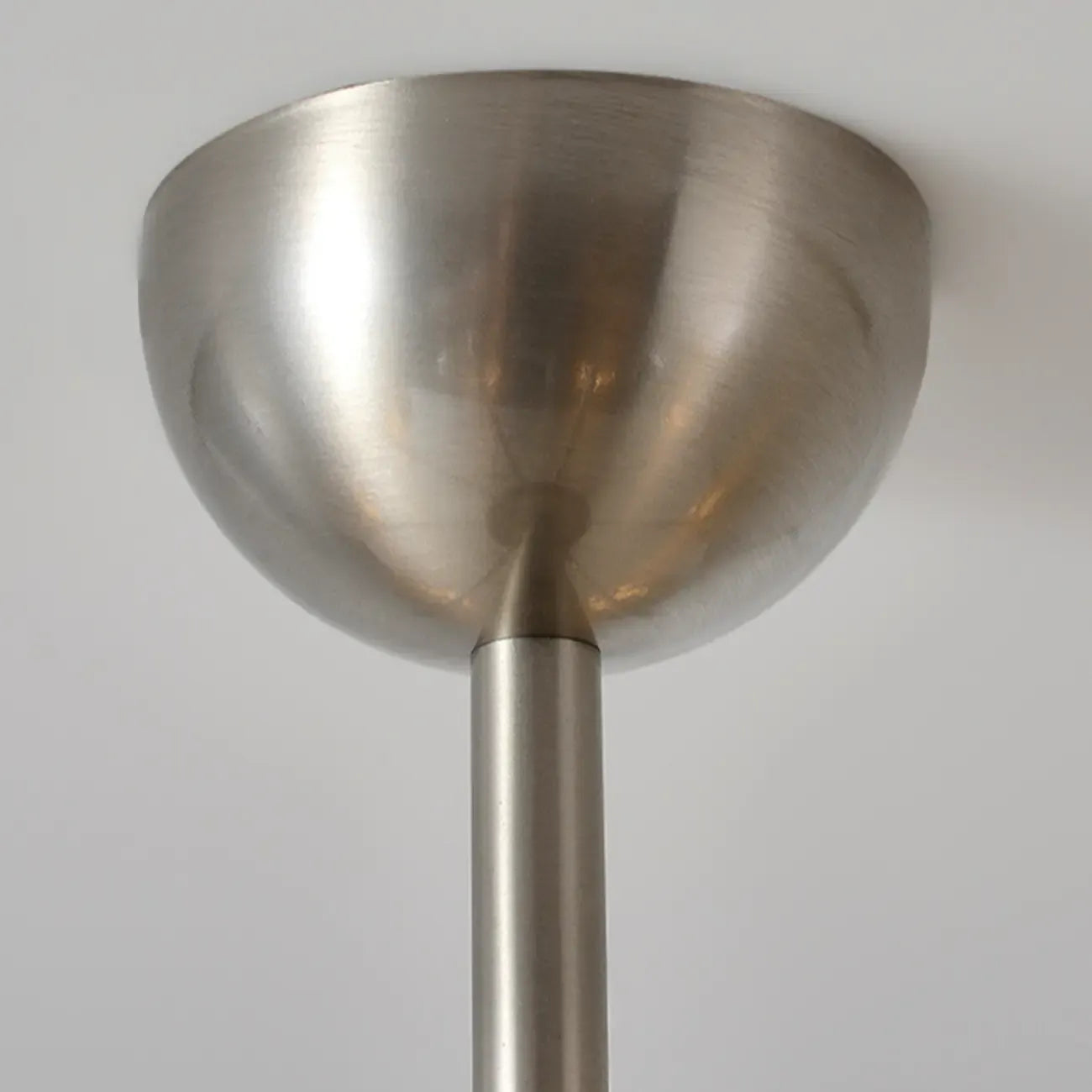 Lustre rétro géométrique à 6/8 lumières en verre chromé