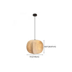 Suspension géométrique moderne en tissu beige, hauteur réglable