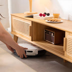 Meuble TV moderne en bois avec placards et rangements