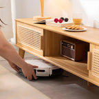 Meuble TV moderne en bois avec placards et rangements