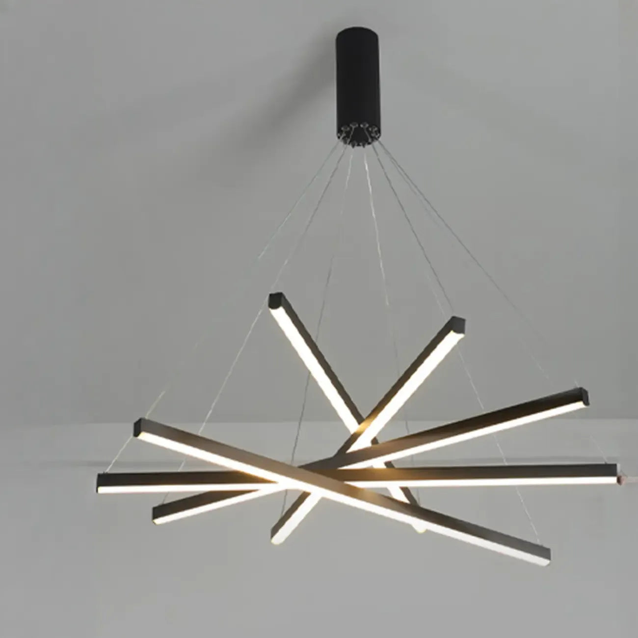 Lustre Sputnik géométrique linéaire moderne