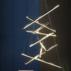 Lustre Sputnik géométrique linéaire moderne