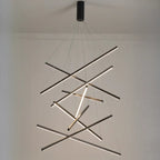 Lustre Sputnik géométrique linéaire moderne