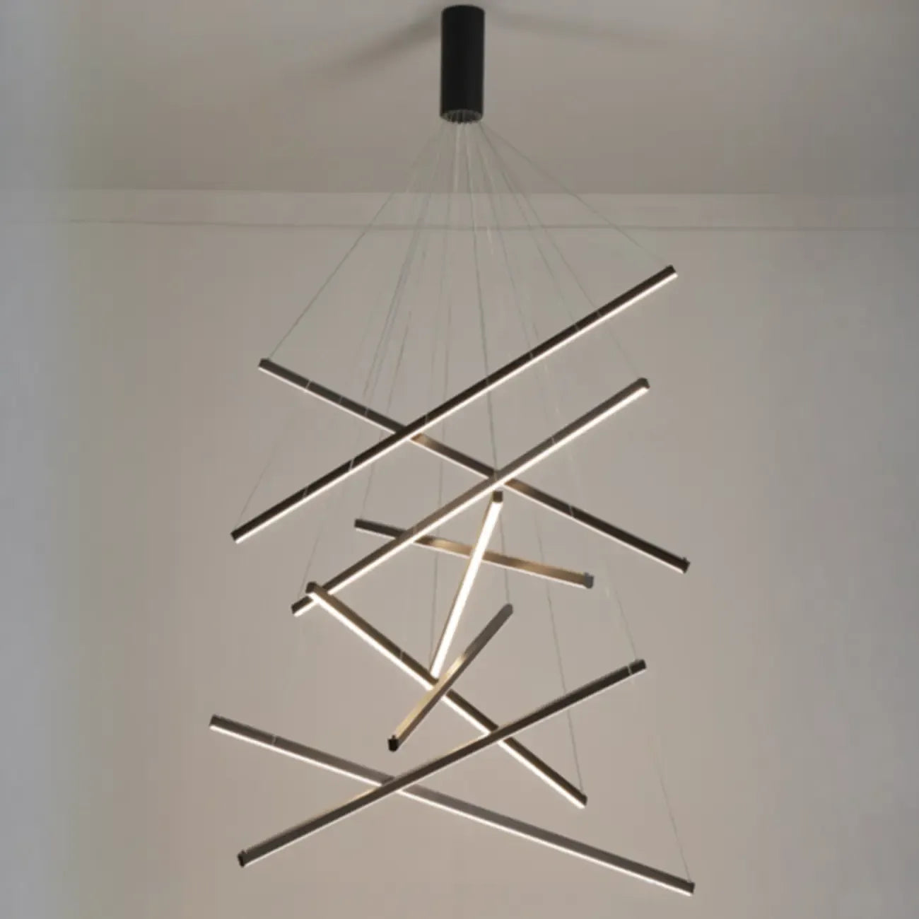 Lustre Sputnik géométrique linéaire moderne