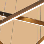 Lustre Sputnik géométrique linéaire moderne