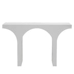 Console rectangulaire d'entrée avec base arquée noire