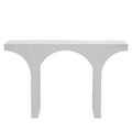 Console rectangulaire d'entrée avec base arquée noire