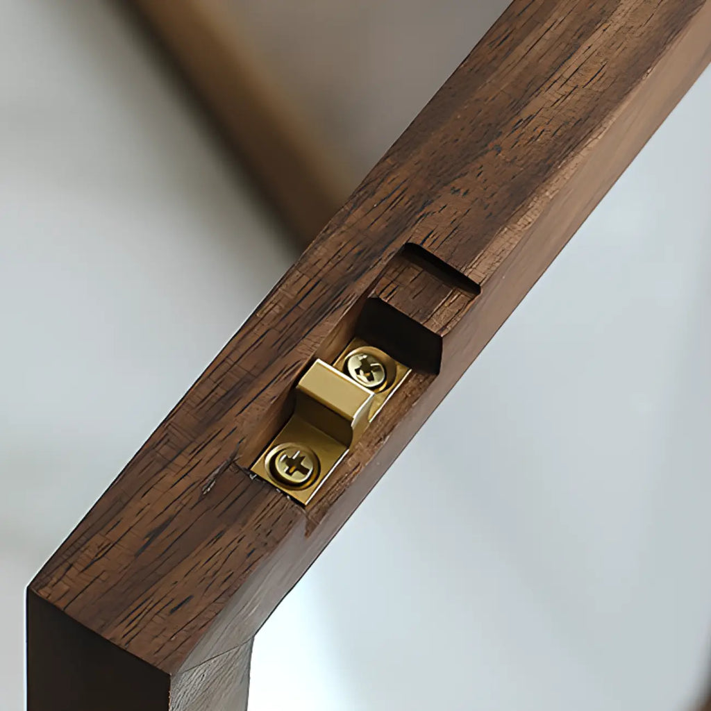 Petite vitrine de table en bois avec porte vitrée – Livingura
