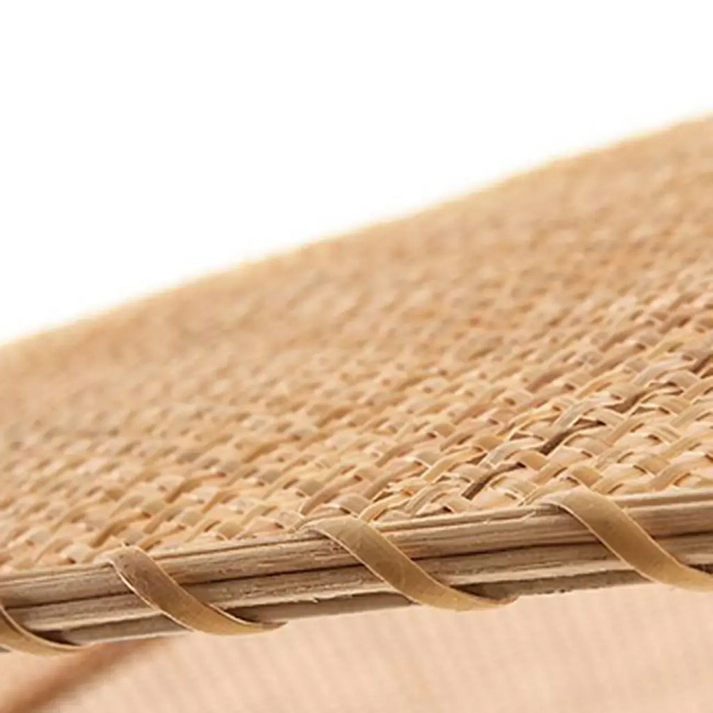 Suspension à plusieurs niveaux en rotin beige oriental pour îlot de cuisine