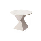 Table d'appoint torsadée en fer noir pour salon