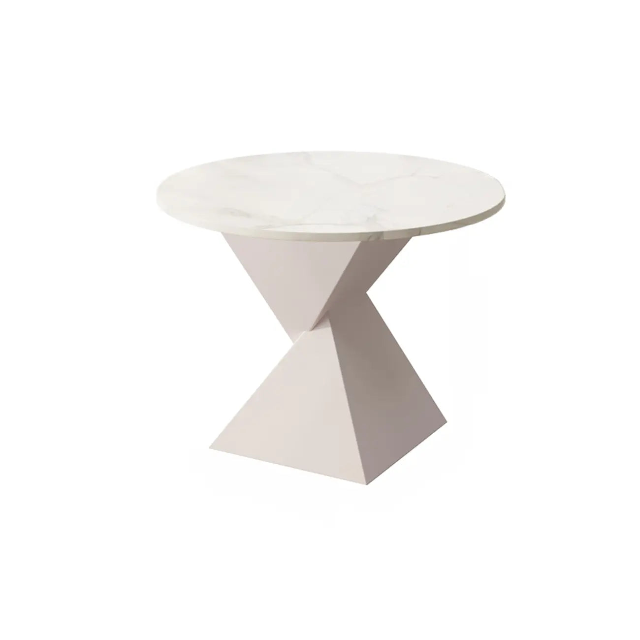 Table d'appoint torsadée en fer noir pour salon
