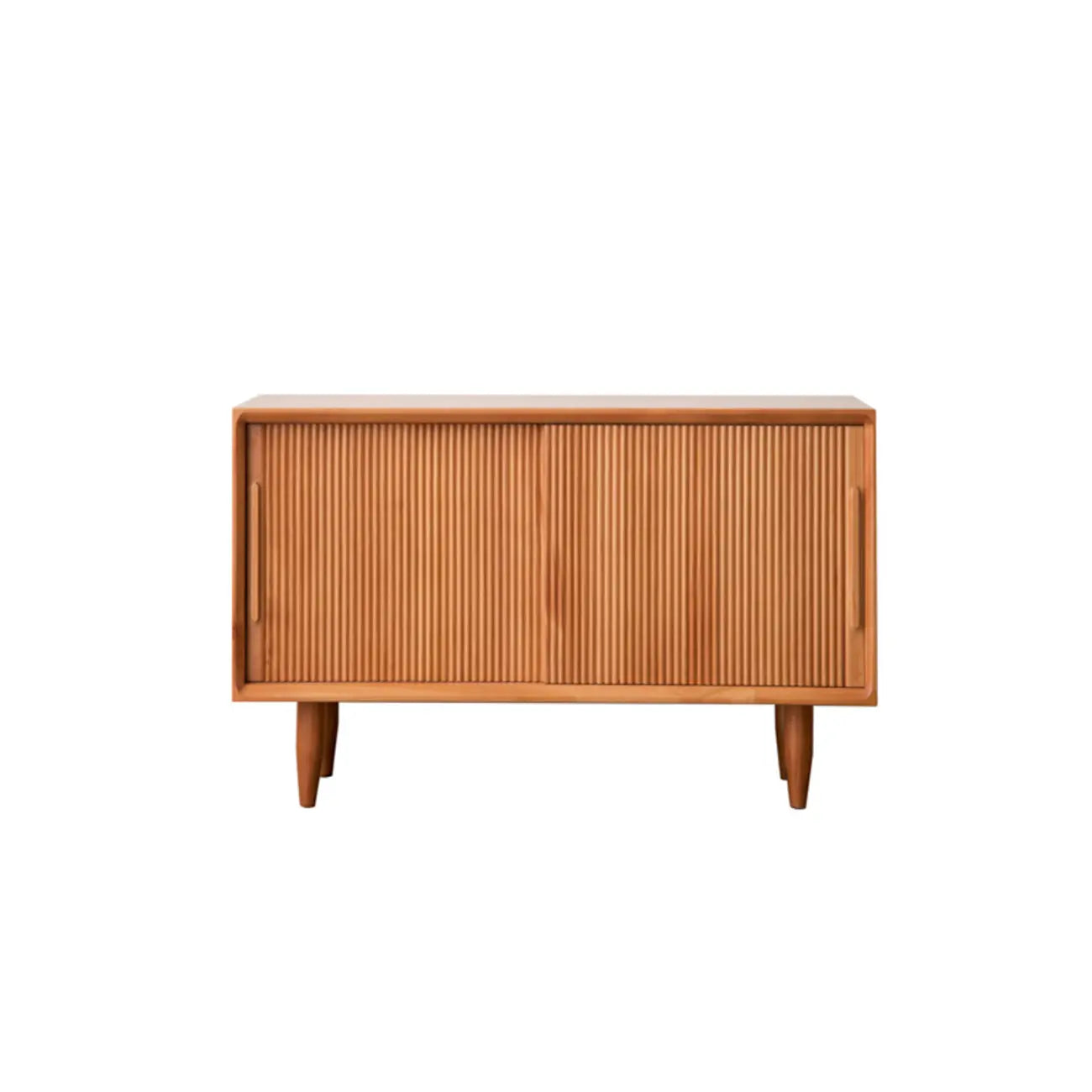 Armoire en bois de noyer, banc d'entrée, portes coulissantes