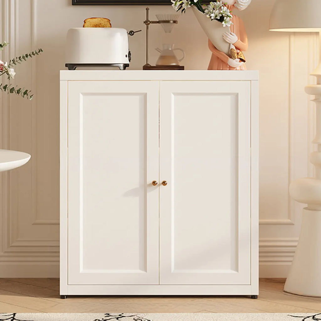 Buffet simple et contemporain en métal à 3 étagères