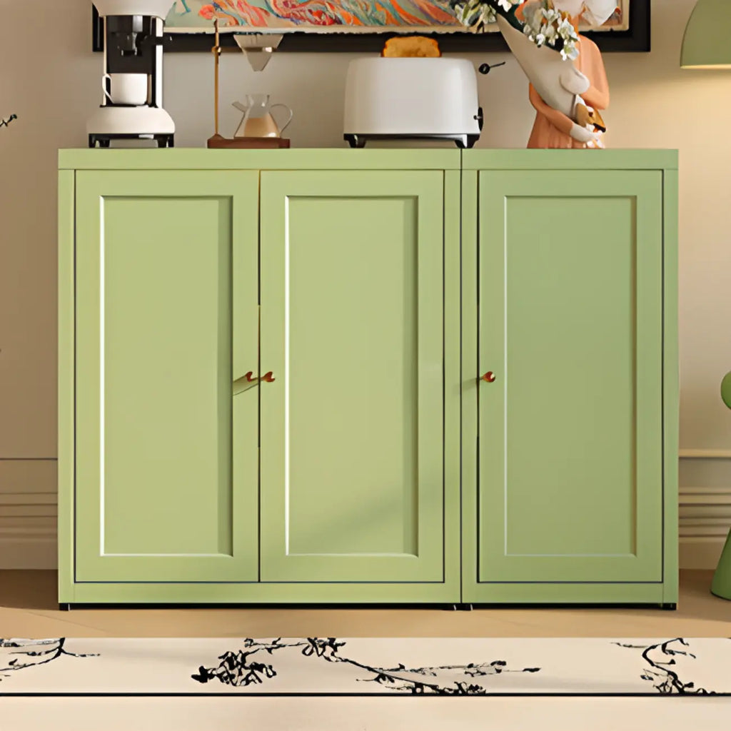 Buffet simple et contemporain en métal à 3 étagères
