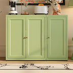 Buffet simple et contemporain en métal à 3 étagères