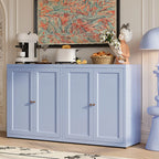 Buffet simple et contemporain en métal à 3 étagères