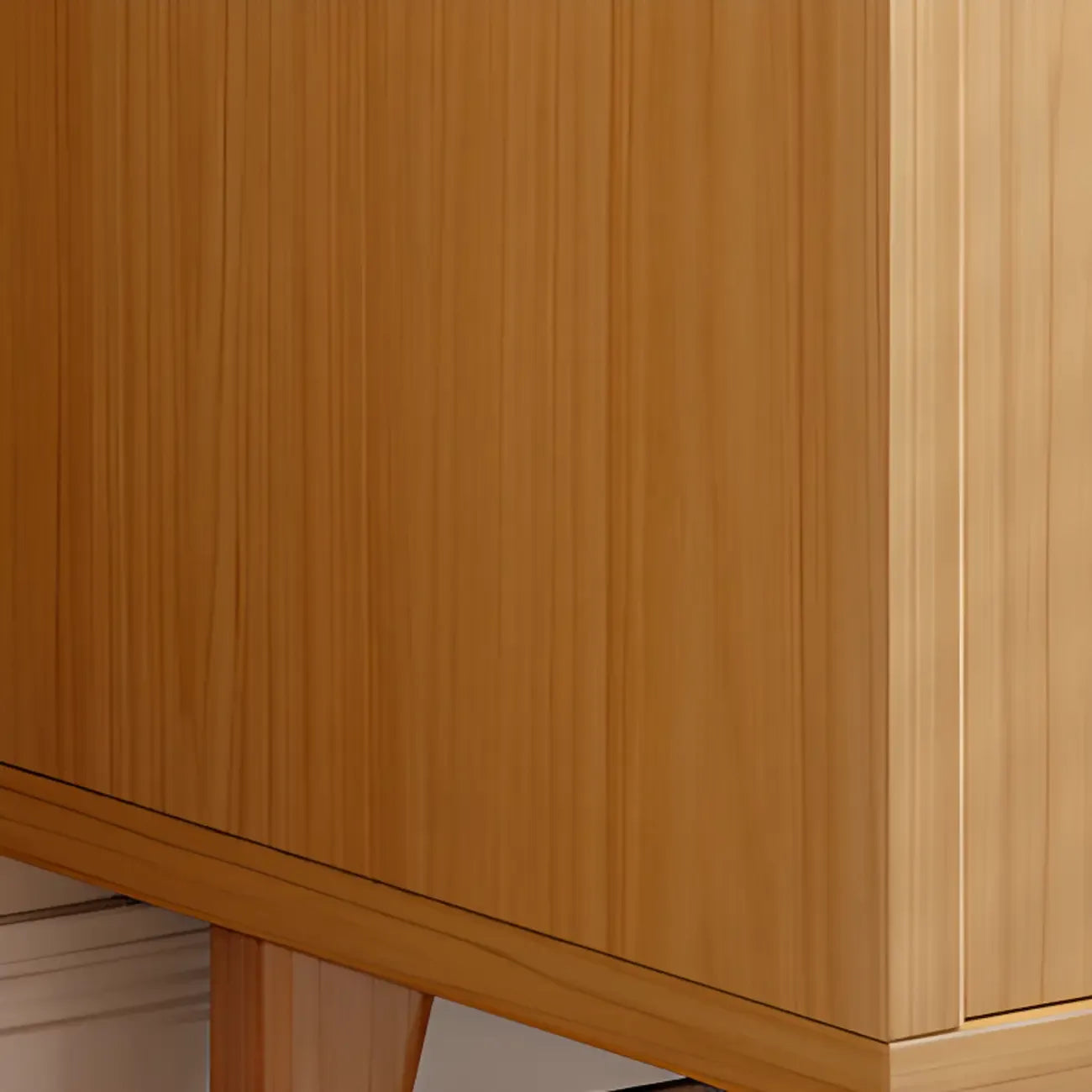 Buffet moderne à panneaux plats avec portes coulissantes