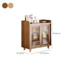 Buffet moderne à panneaux plats avec portes coulissantes