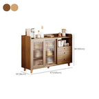 Buffet moderne à panneaux plats avec portes coulissantes