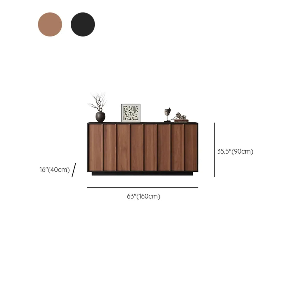 Buffet moderne en bois avec étagère et tiroirs modulables